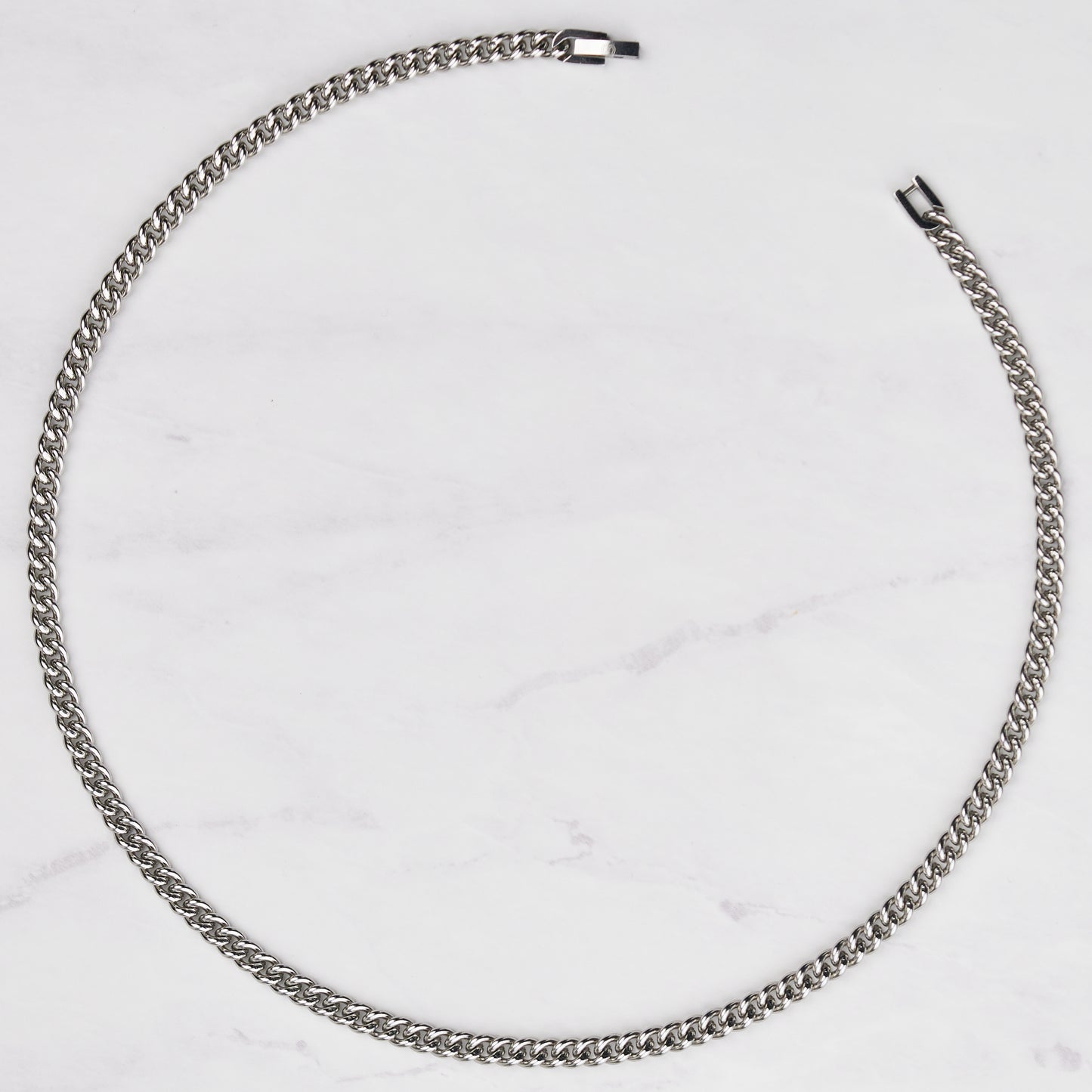 Victoria Necklace in White Gold - 5mm