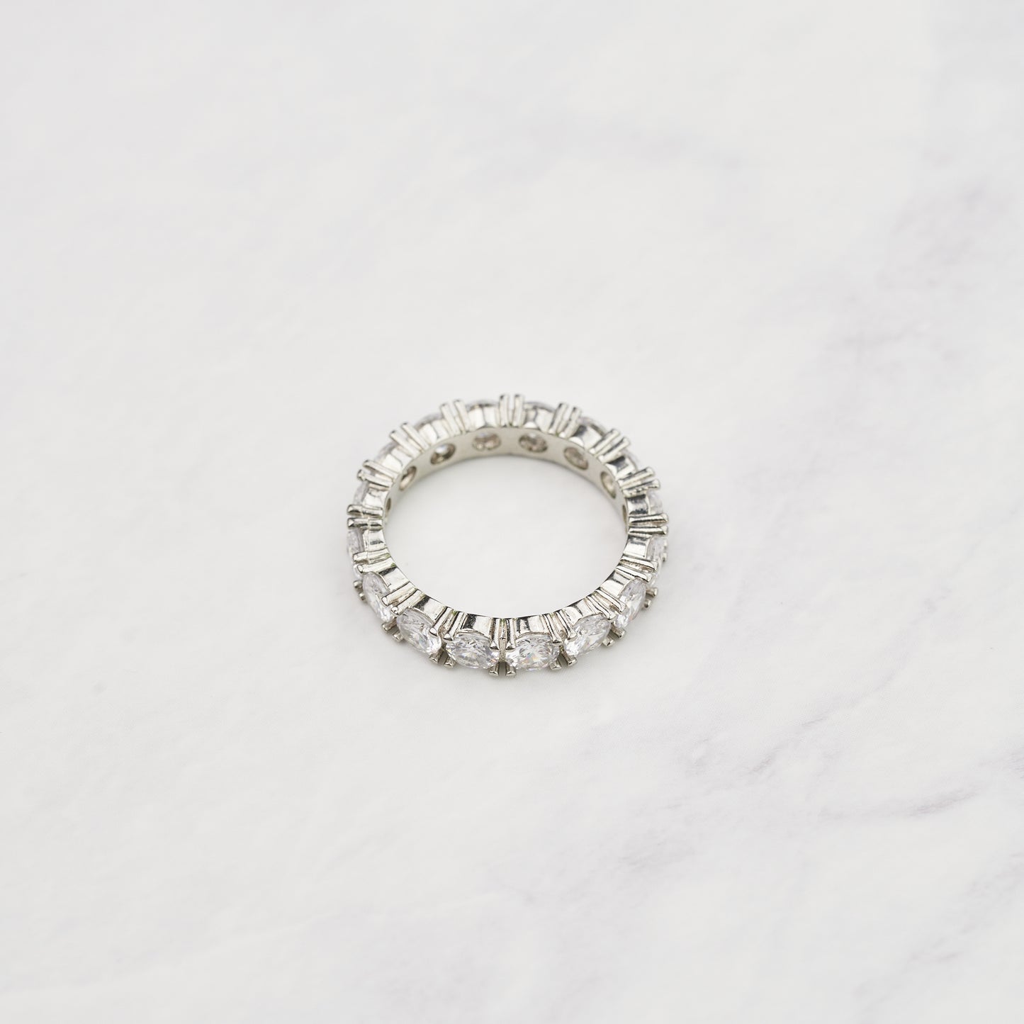 Eternity Ring in White Gold - 4mm