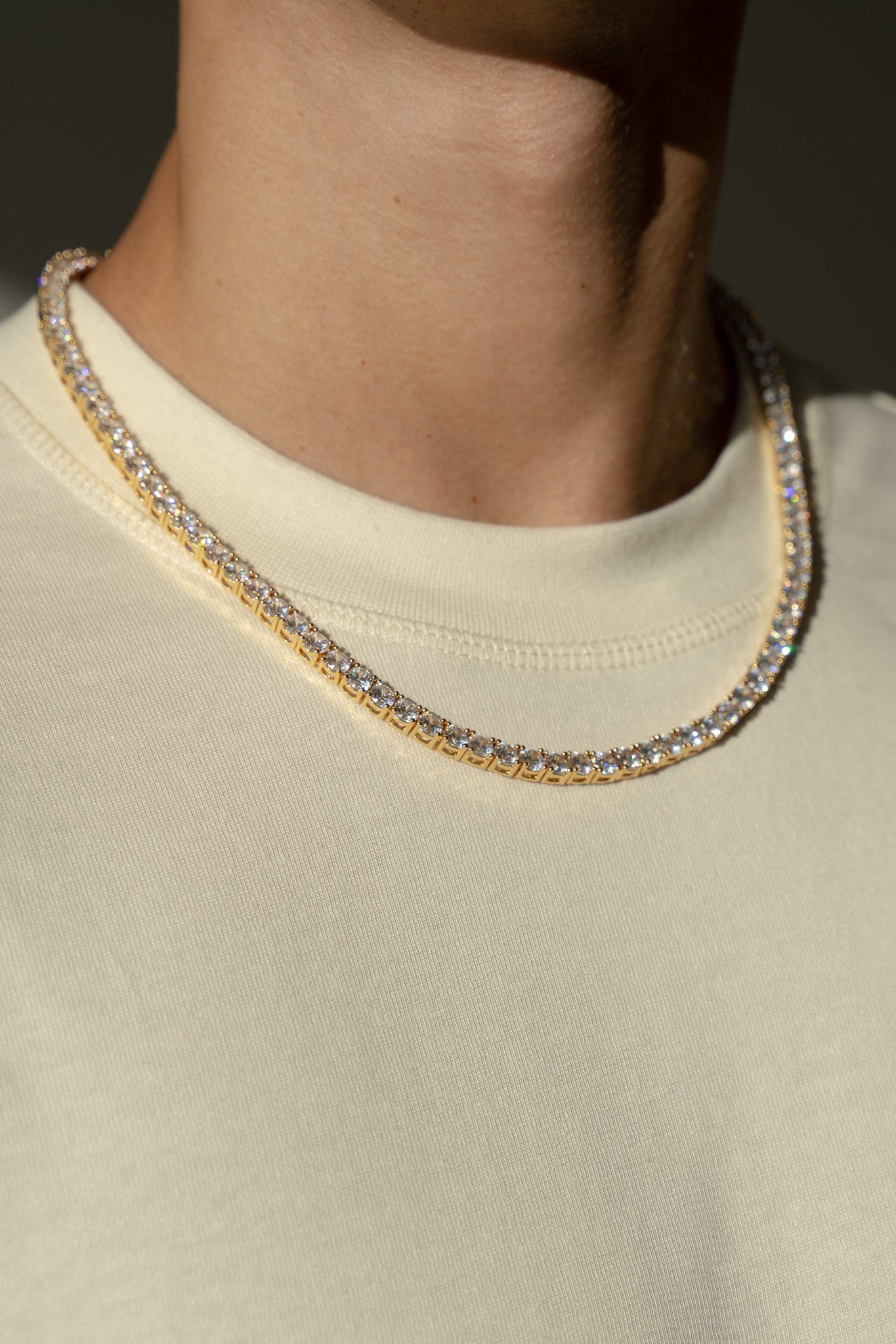 Tennis Chain in Gold - 5mm