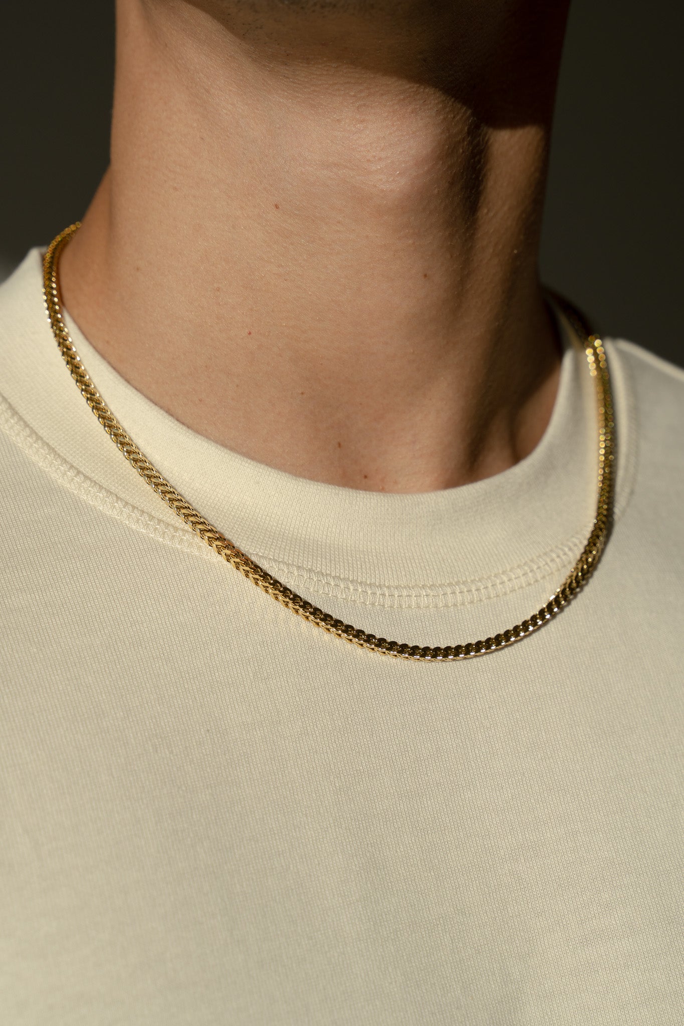 3mm Franco Chain in Gold