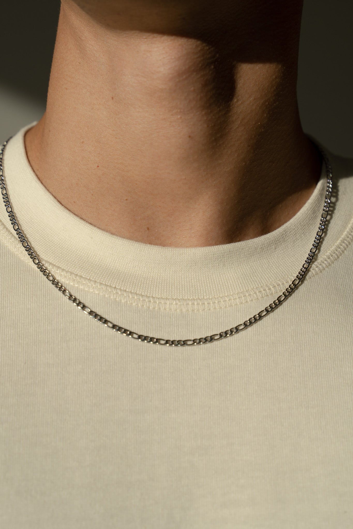 Alexander Necklace in White Gold - 3mm